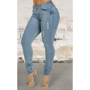 Women's Denim Stretch Skinny Jeans Size 0